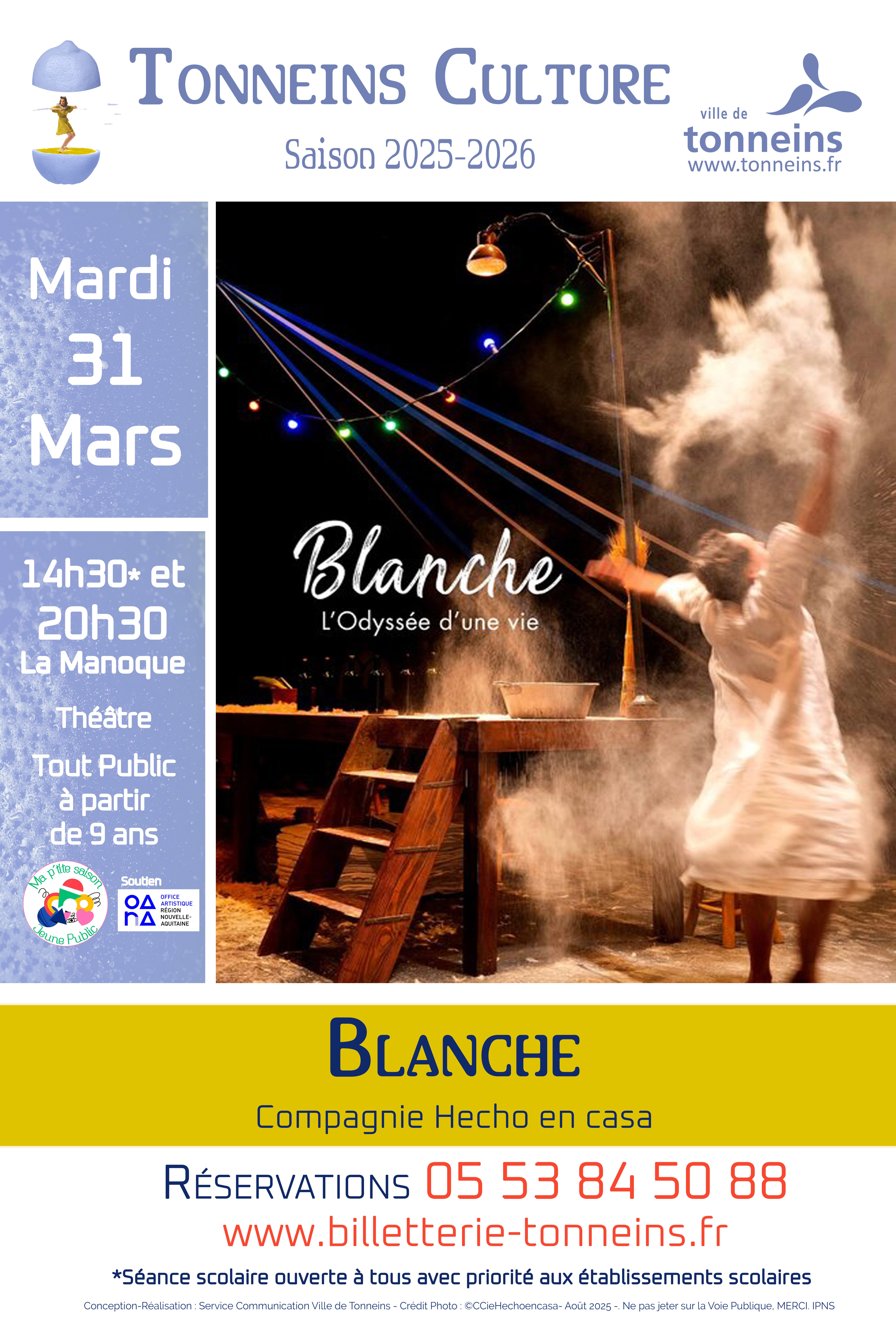 Théâtre - "Blanche"
