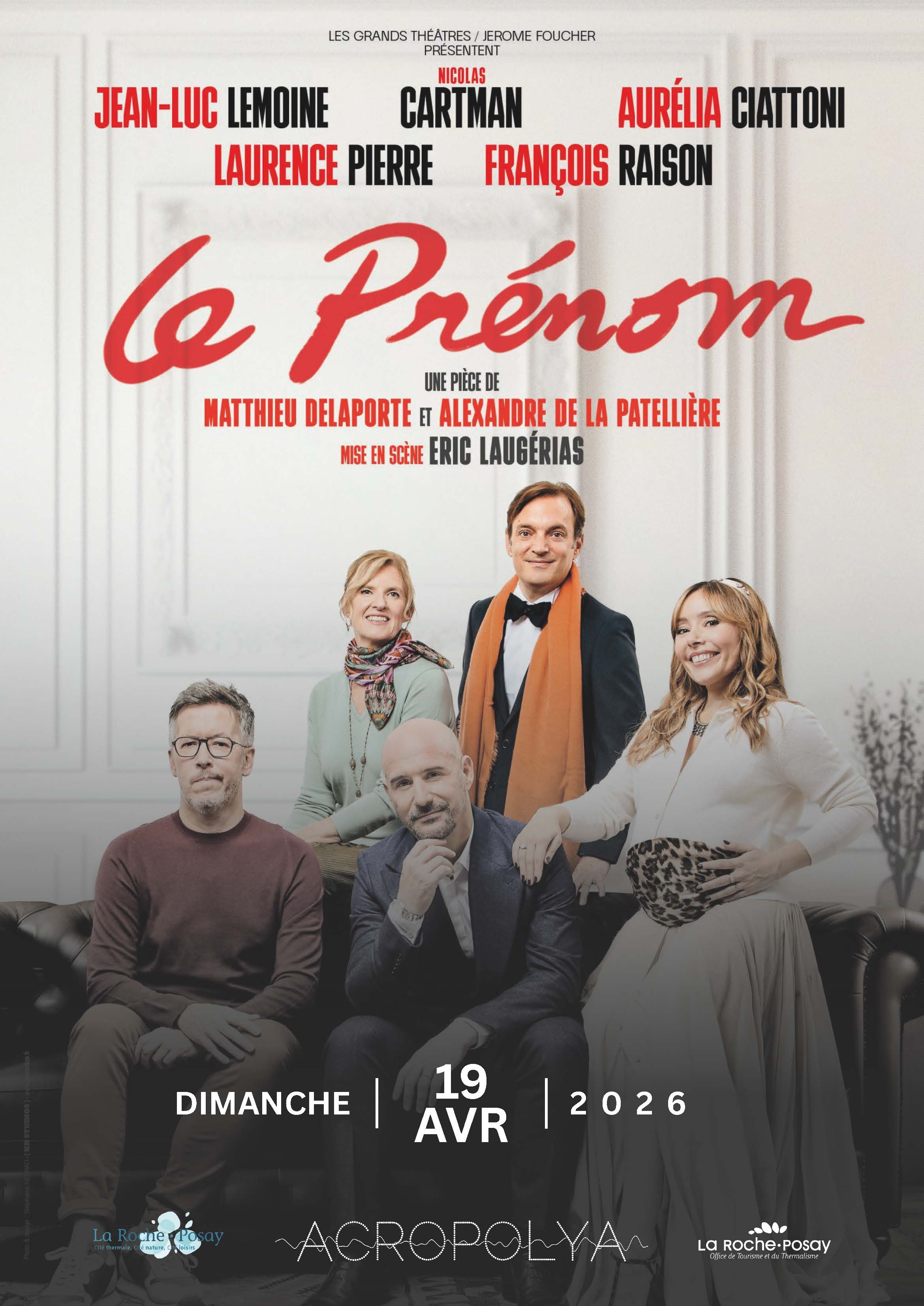 Le Prénom - Comédie Théâtrale