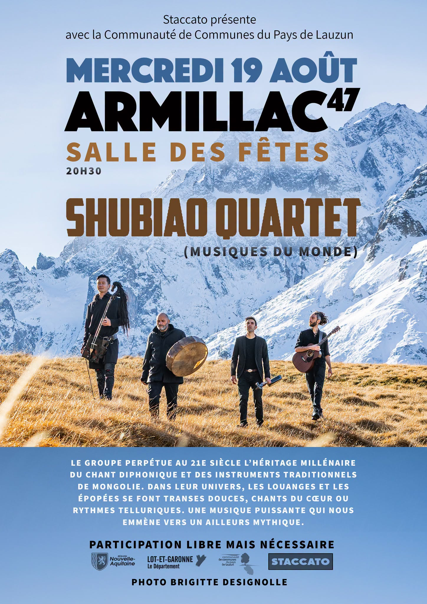 Concert Staccato - Shubiao Quartet