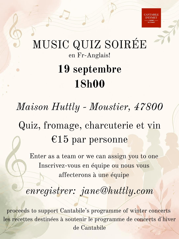 Soirée quiz de musique