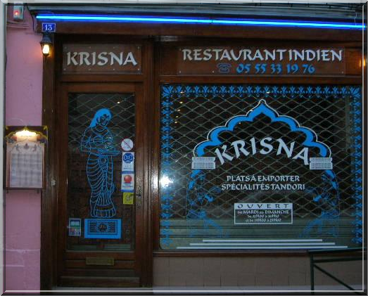 Restaurant Le Krishna