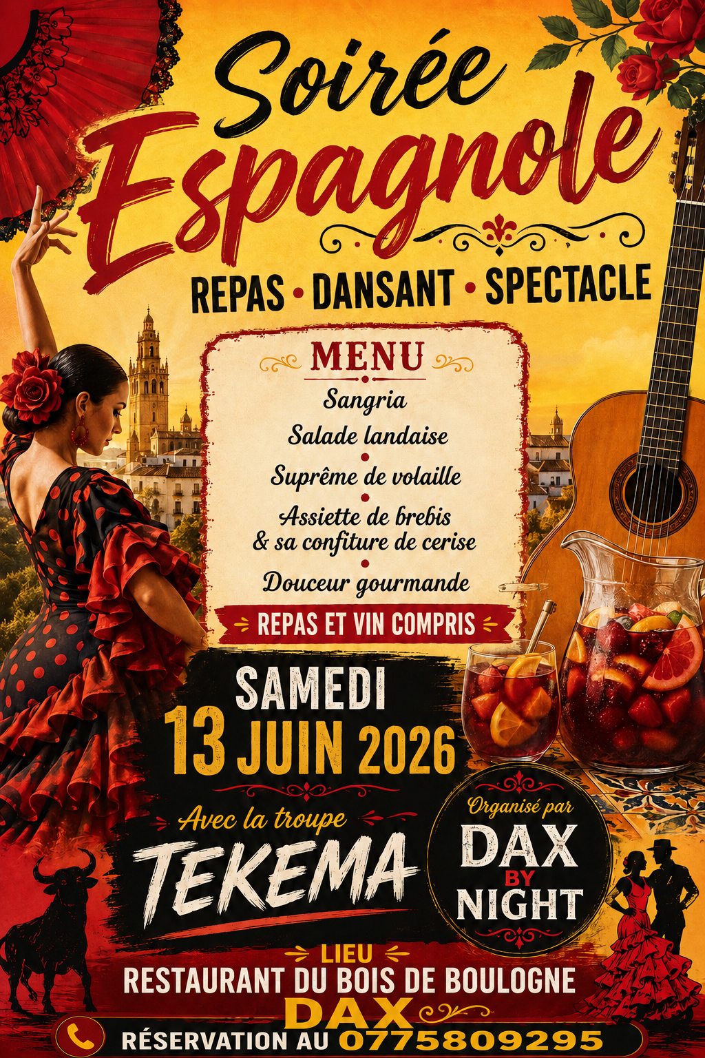 Soirée Espagnole — visuel événement