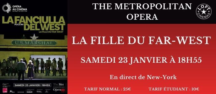 La Fille du Far-West — visuel événement