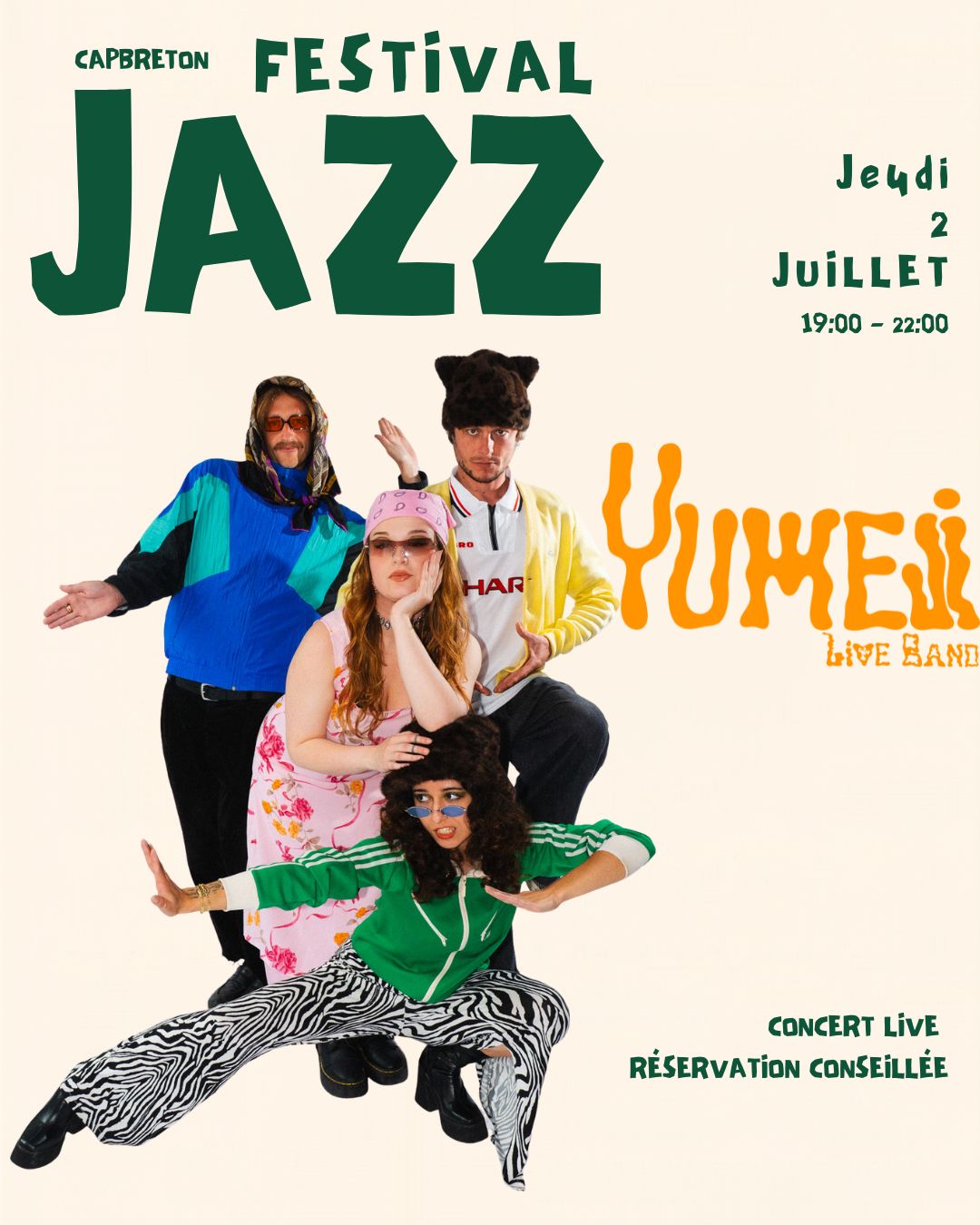 Yumeji Live band - Festival de Jazz  chez Dodue