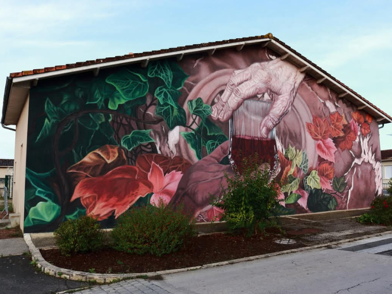 Sentier Street Art à Braud-et-Saint-Louis, Saint-Ciers-sur-Gironde, Val-de-Livenne et Saint-Aubin