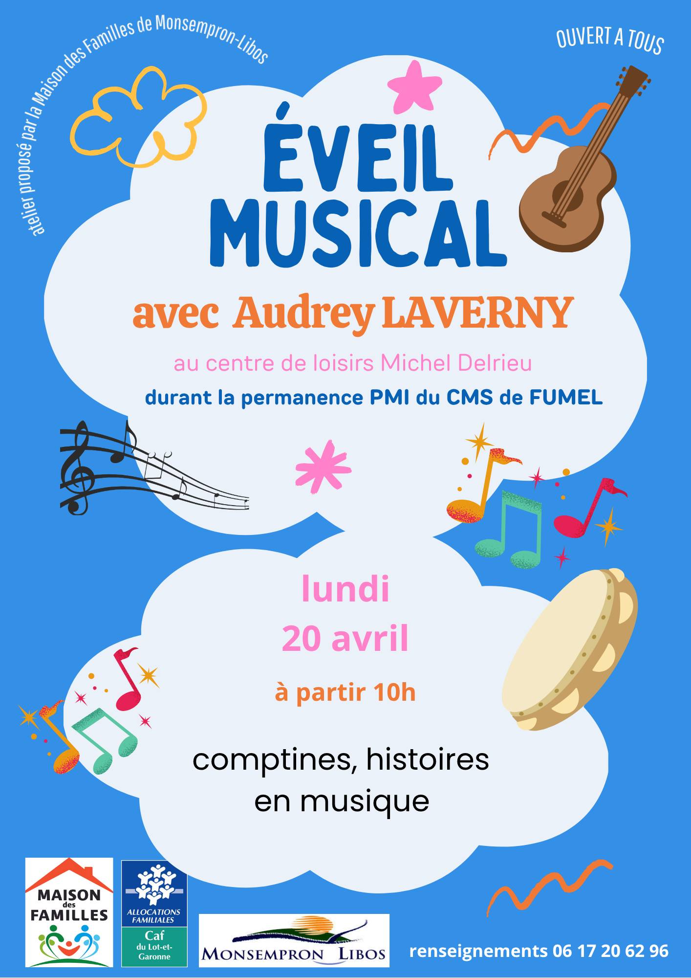 Eveil musical — visuel événement