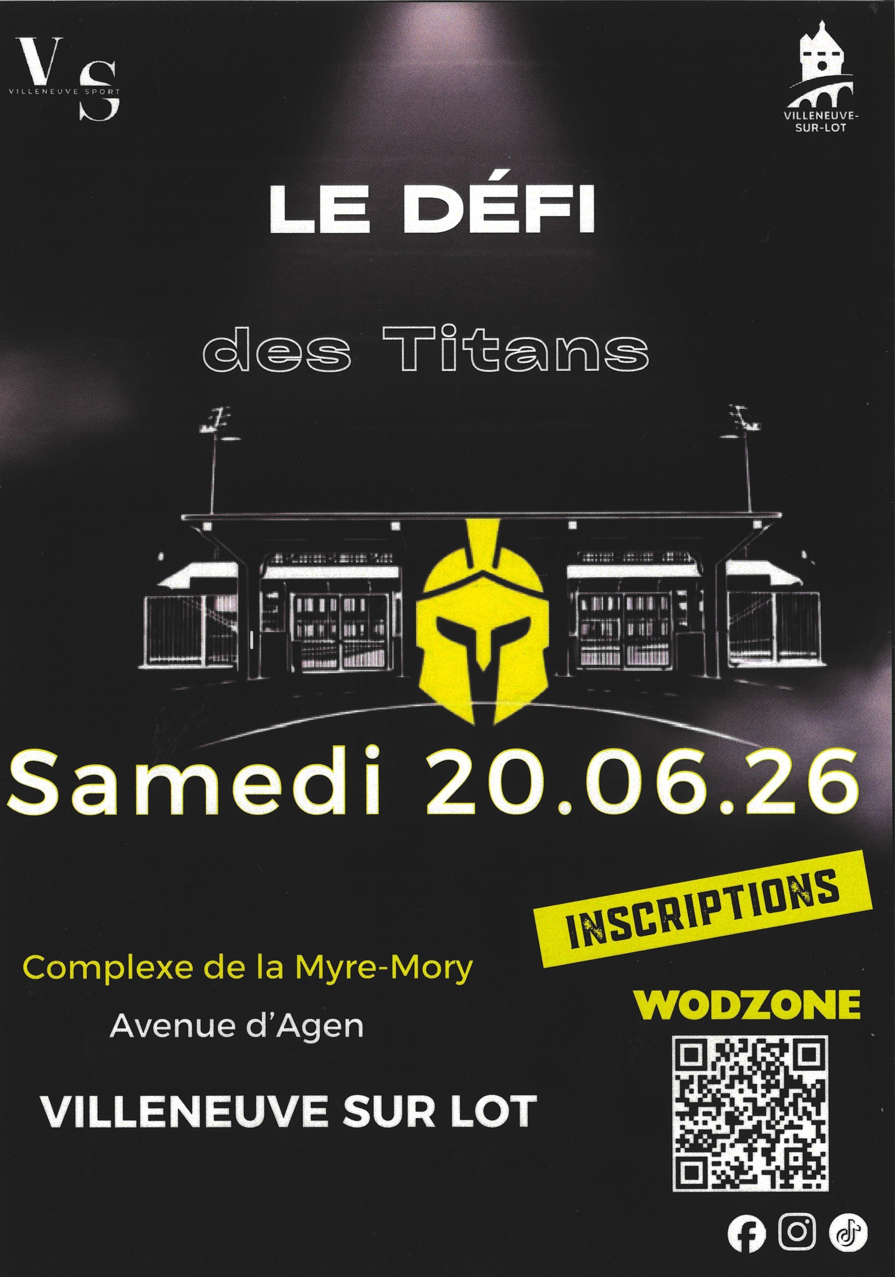 Défi des titans — visuel événement