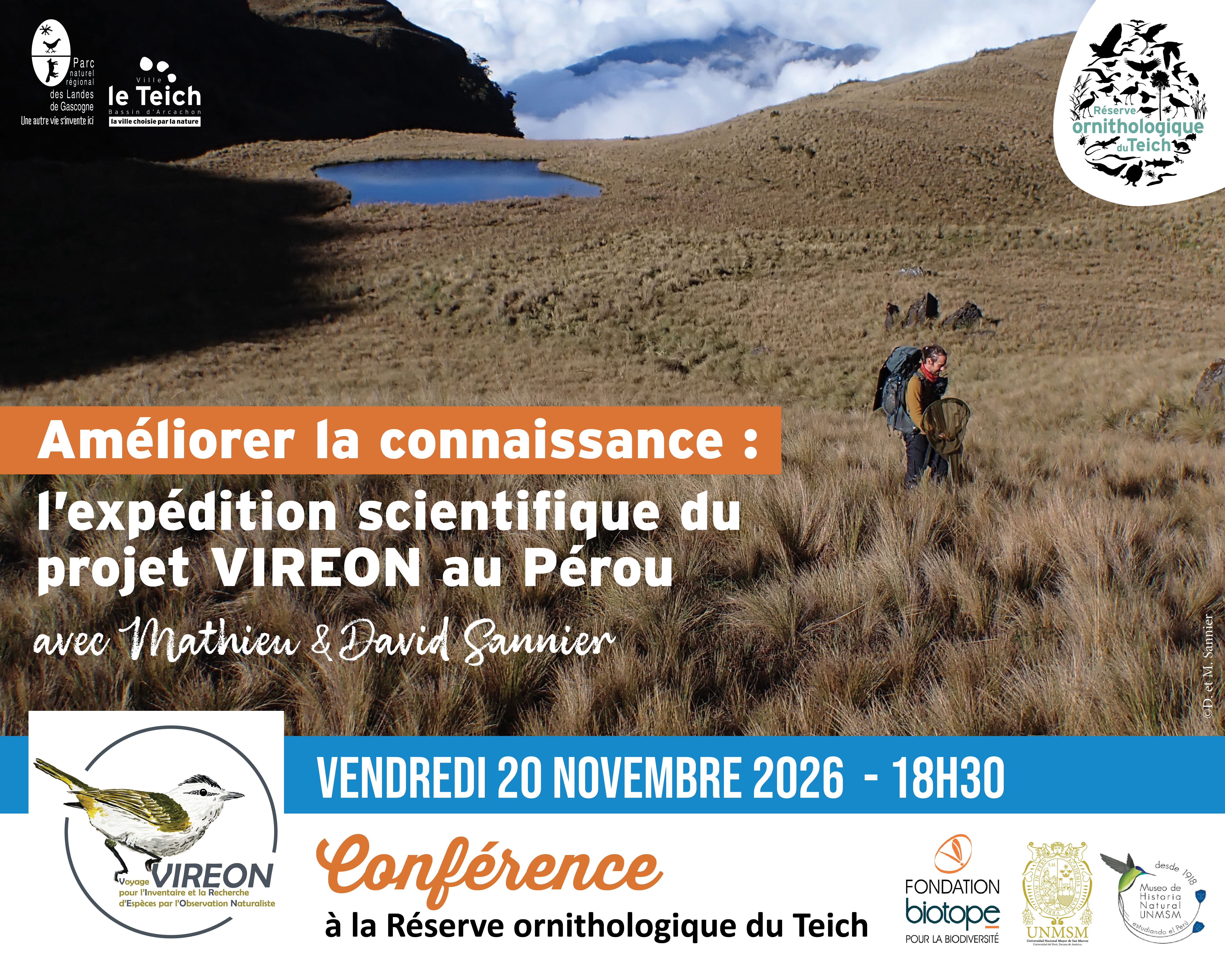 Conférence : l’expédition scientifique du projet VIREON au Pérou