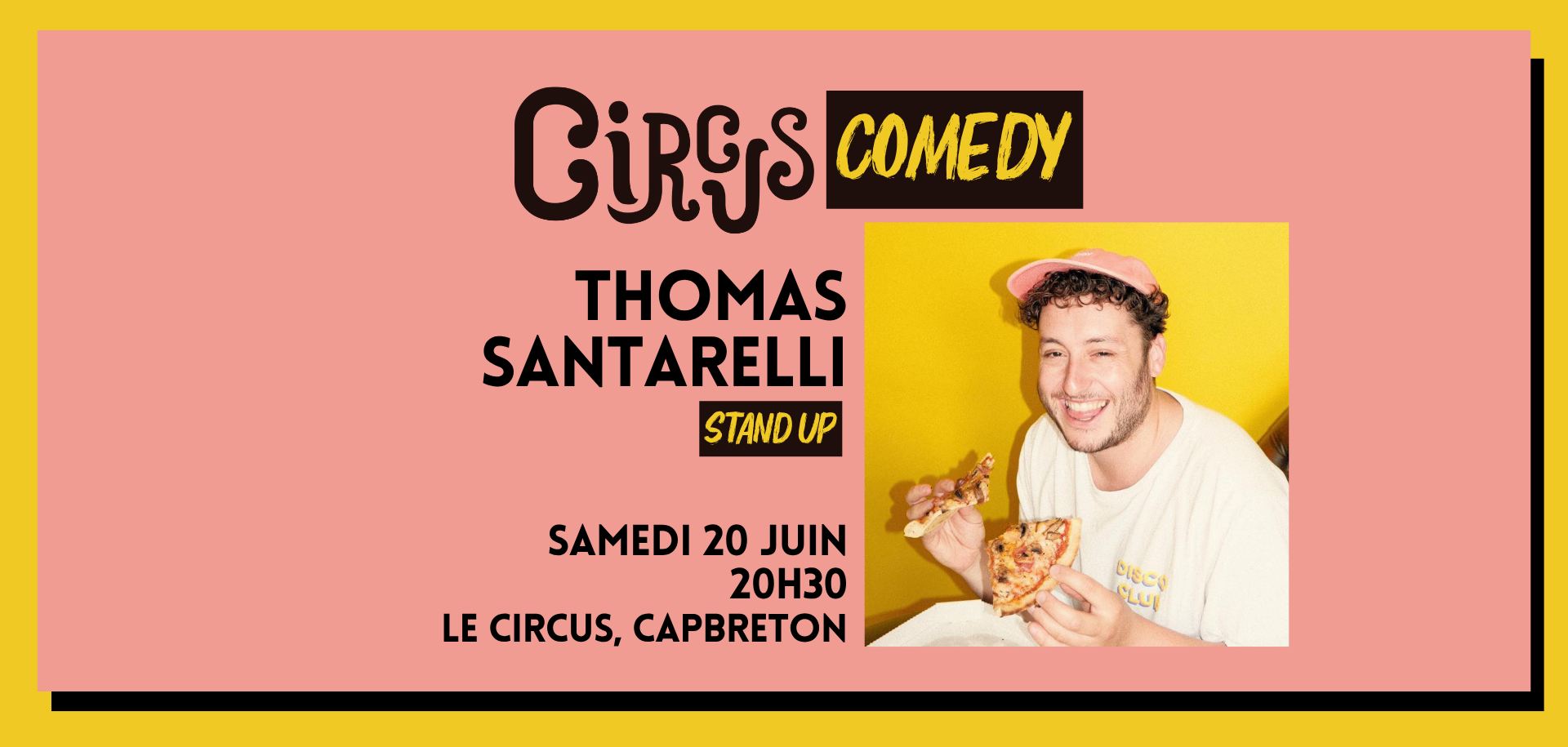 Circus Comedy : Thomas Santarelli — visuel événement