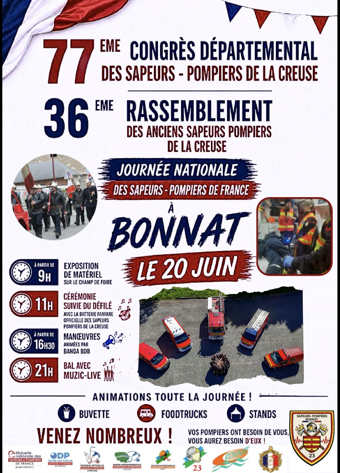 Congrès Départemental des Sapeurs-Pompiers de la Creuse