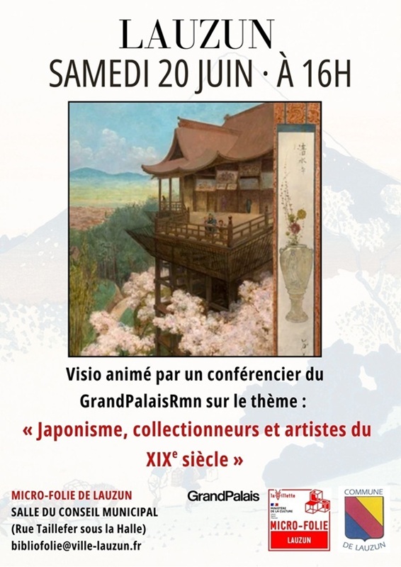 Micro-Folie : visio animé "Japonisme, collectionneurs et artistes du XVX° siècle