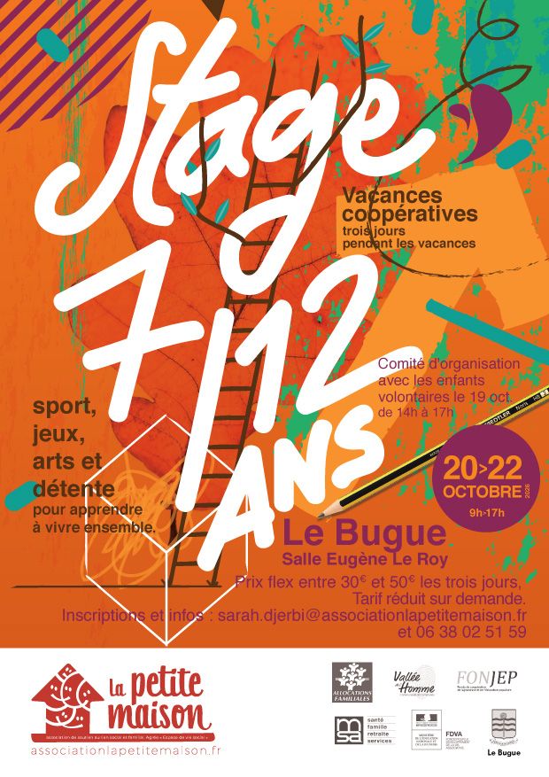 Stage 7/12 ans - vacances coopératives