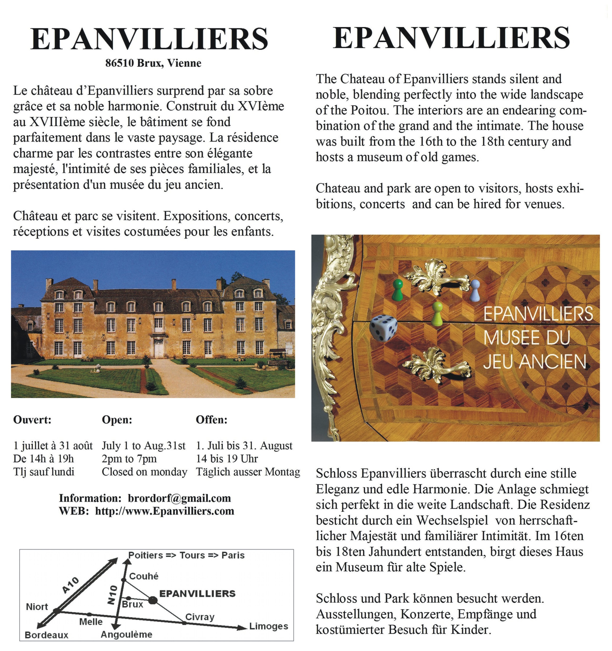 Château d'Epanvilliers - Musée du Jeu Ancien, Brux - photo 2