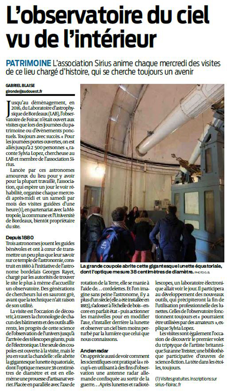 Observatoire astronomique de Floirac