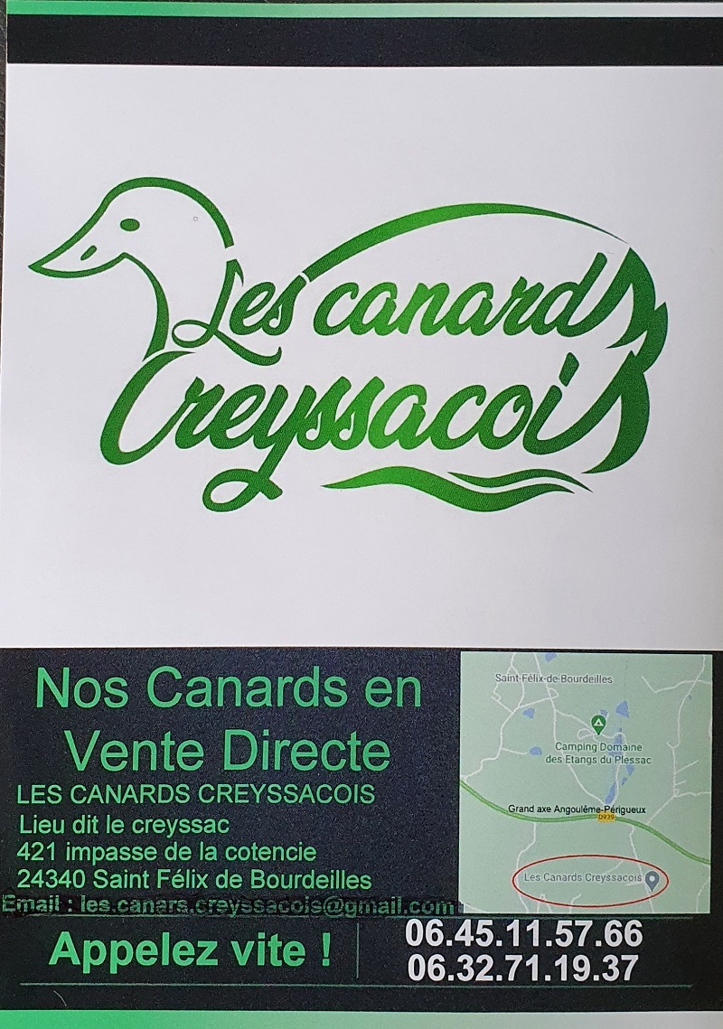 Les canards Creyssacois