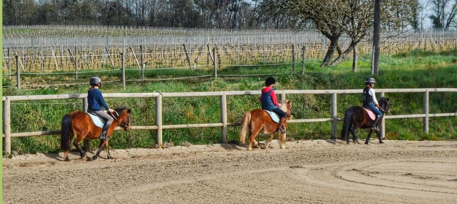 2021 equitation château les armes de Brandeau Les Salles de Castillon