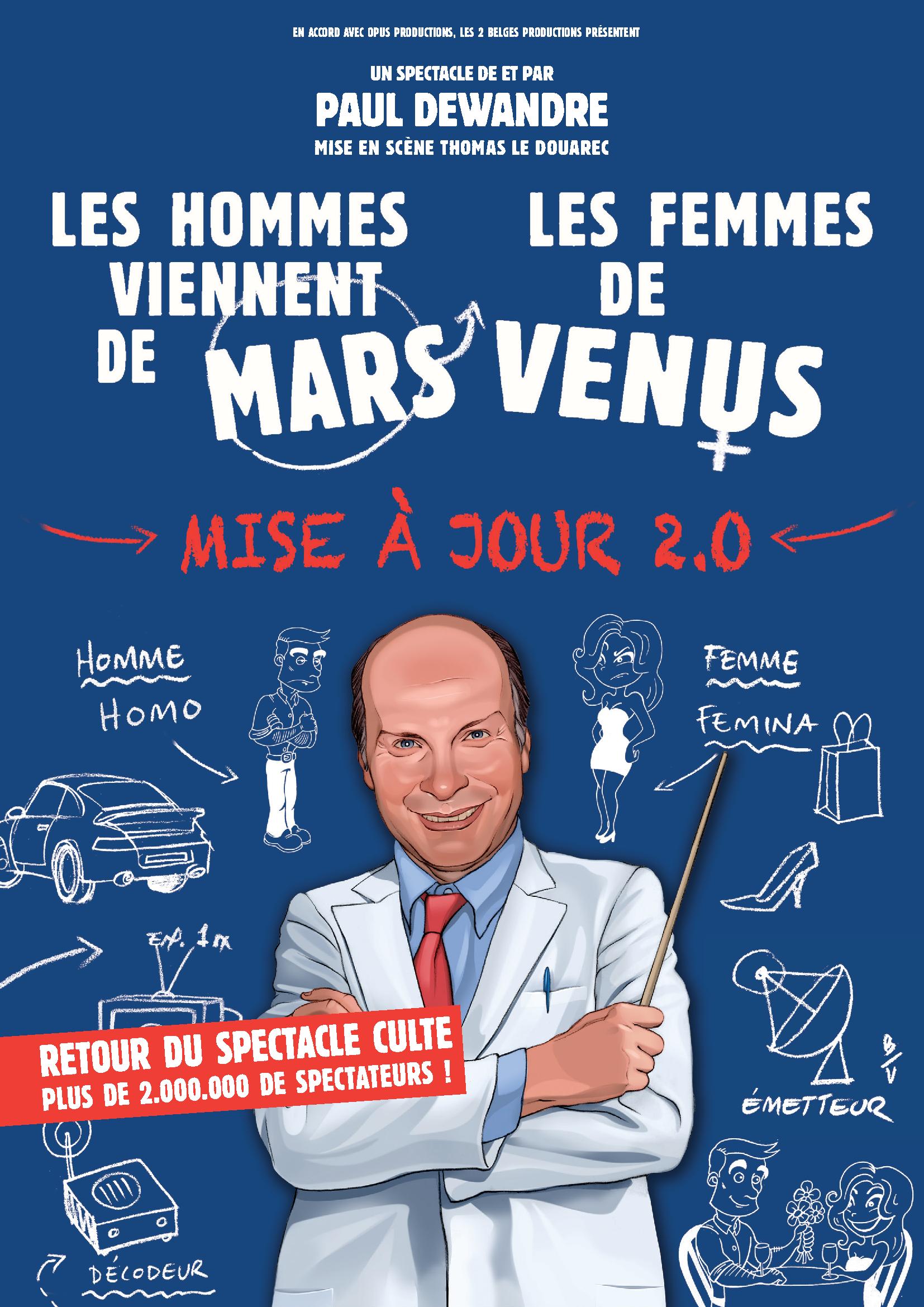 Les Hommes viennent de Mars et les Femmes de Vénus - Mise à Jour 2.0