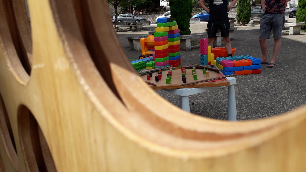 L'été en famille avec Ouest Limousin Tourisme - Atelier jeux géants en bois, Cognac-la-Forêt