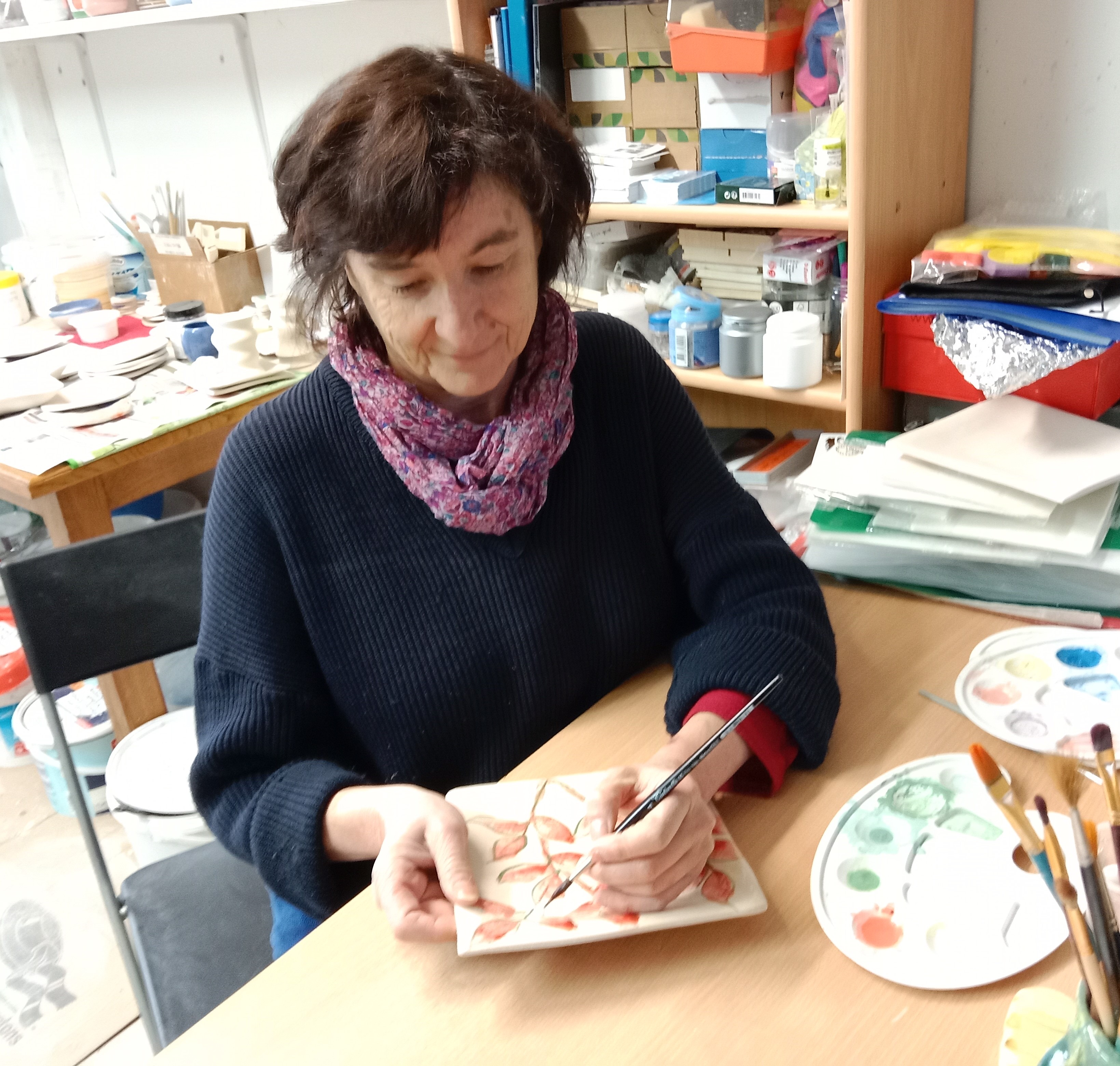 Visite d'un atelier de céramiste, Montrol-Sénard - photo 2