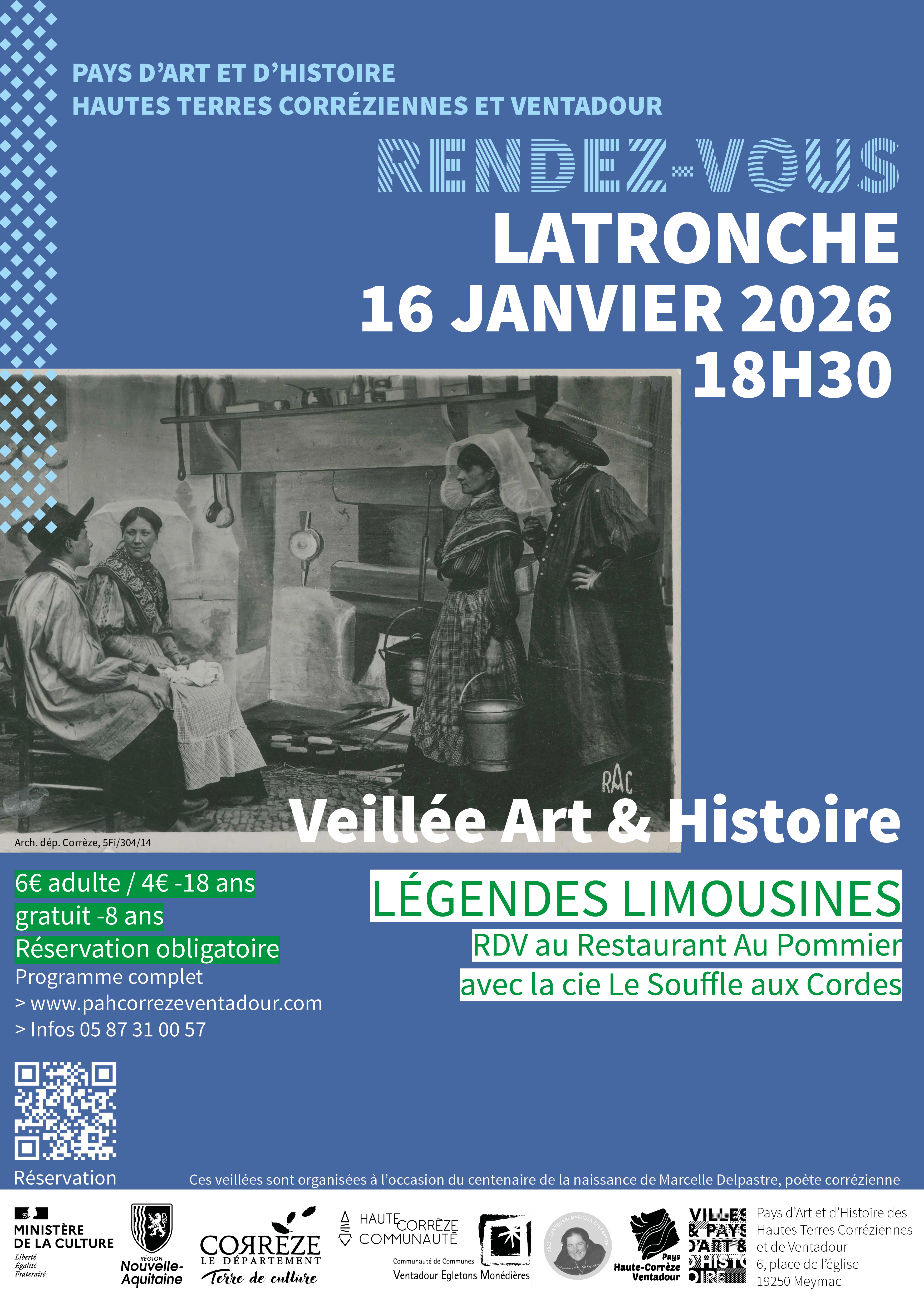 Veillée Art & Histoire, légendes limousines
