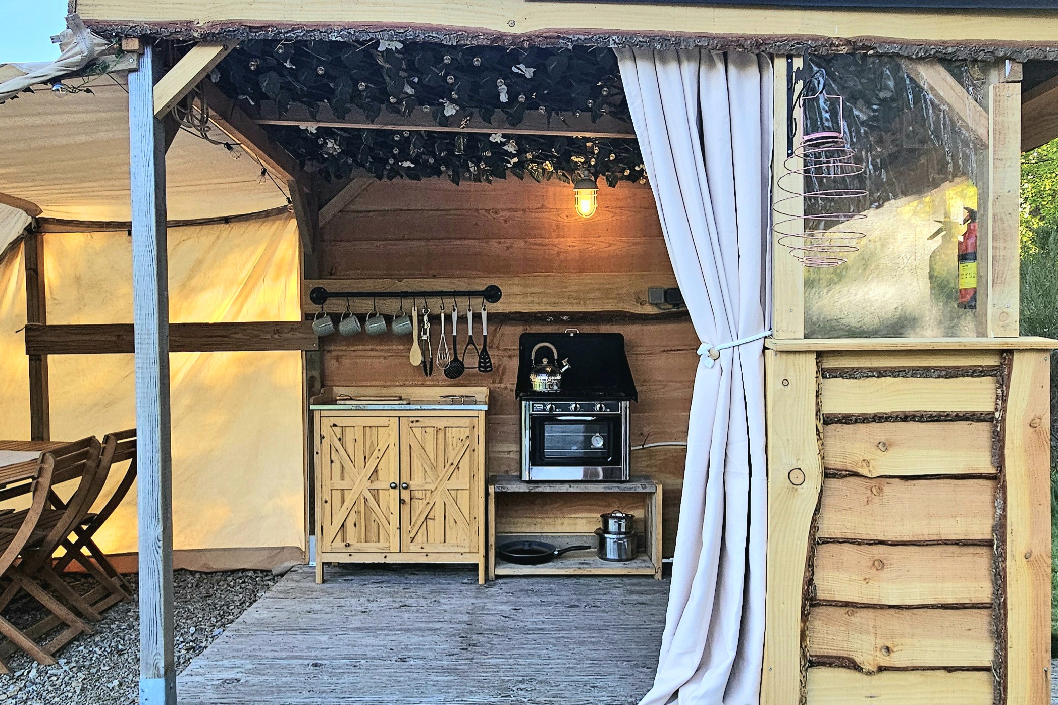 Camping Le Ranch - Tipi de Lotus Nordique, Madranges - photo 3