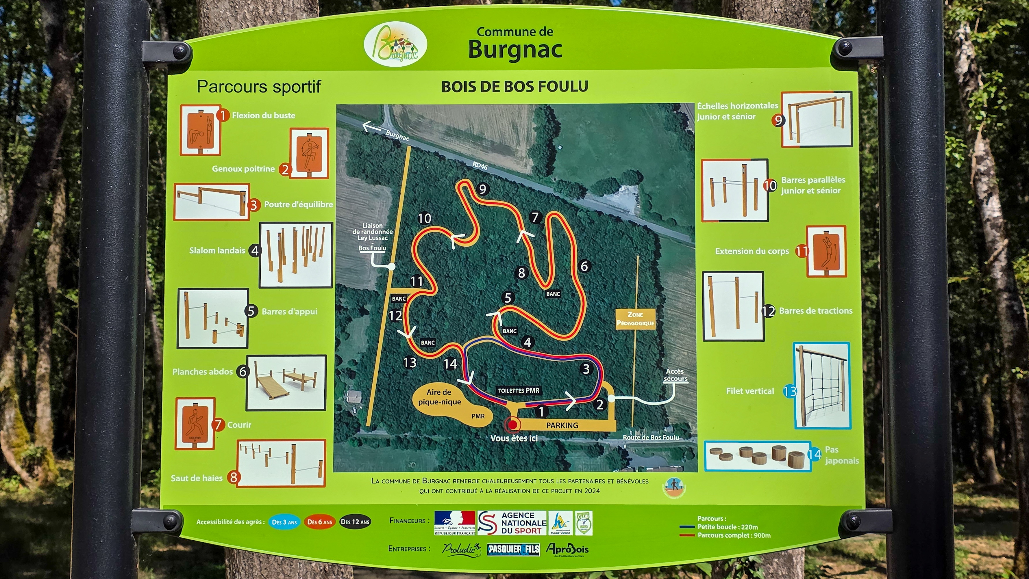 Parcours sportif de Bos Foulu