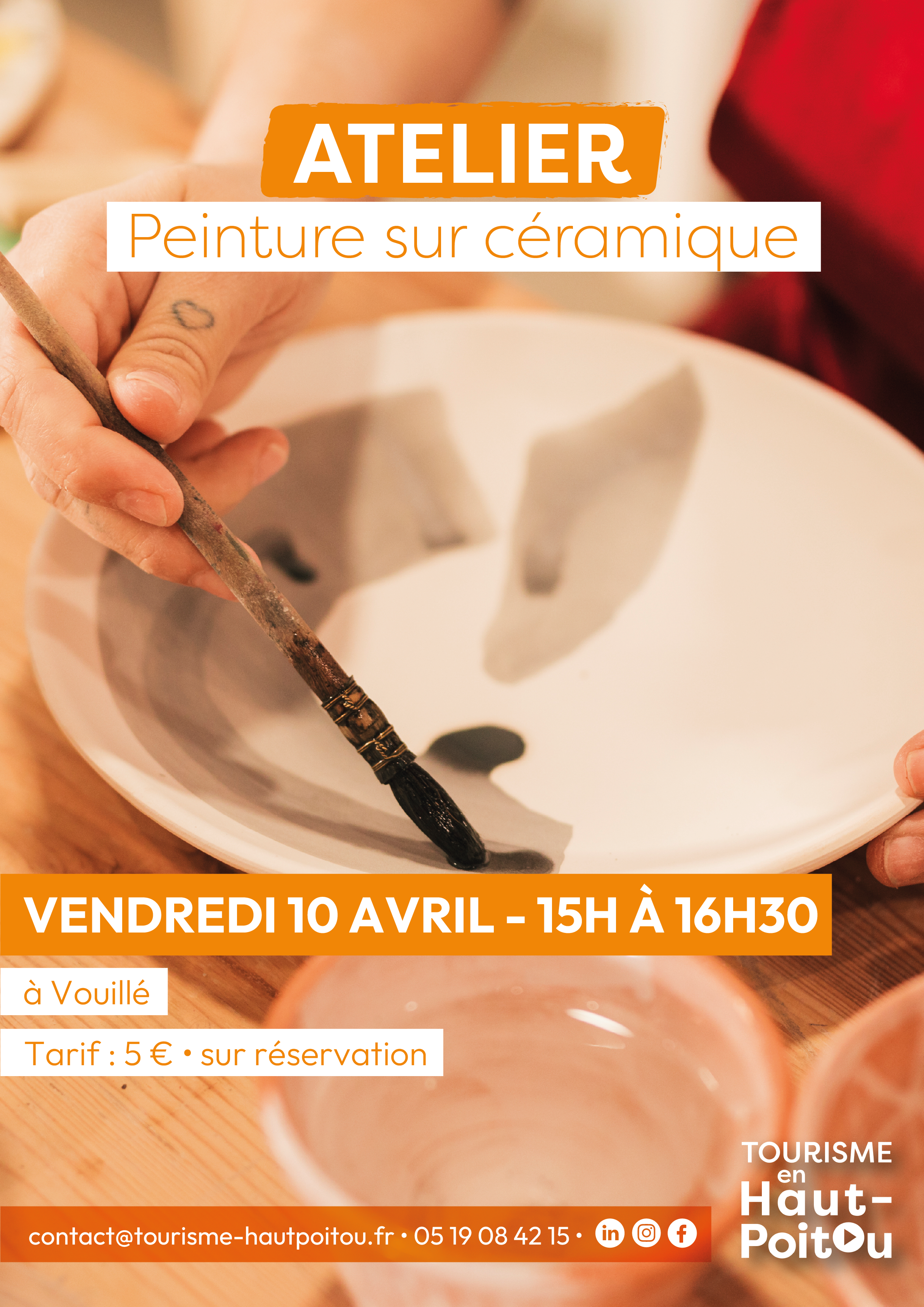 Atelier peinture sur céramique