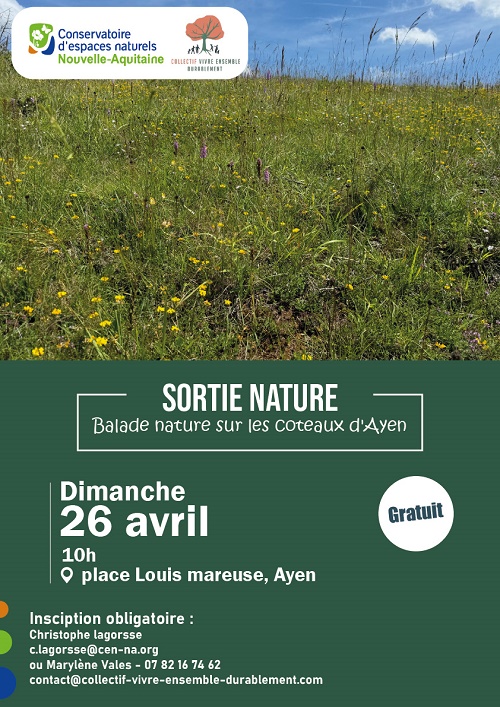 Balade nature sur les coteaux d'Ayen — visuel événement
