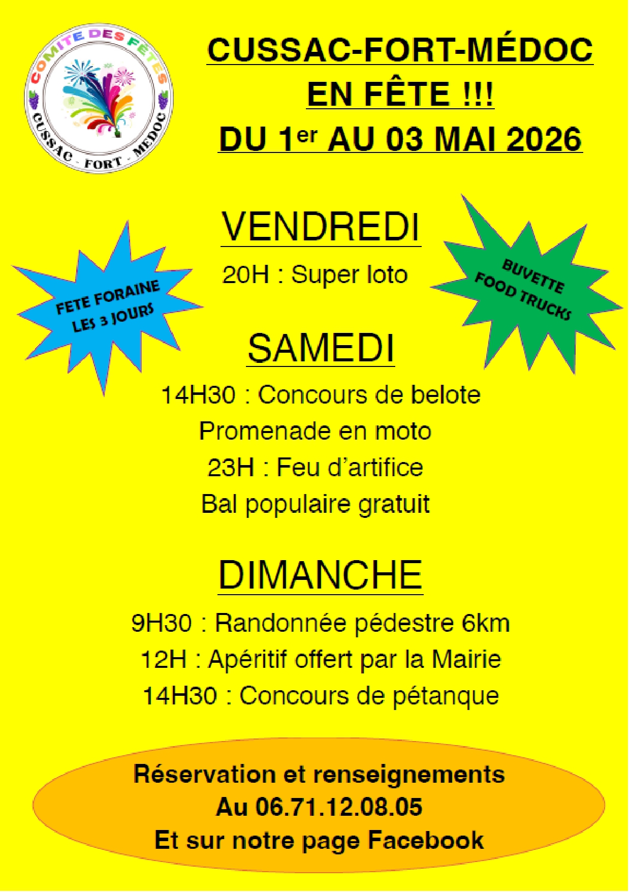 Cussac en fête — visuel événement