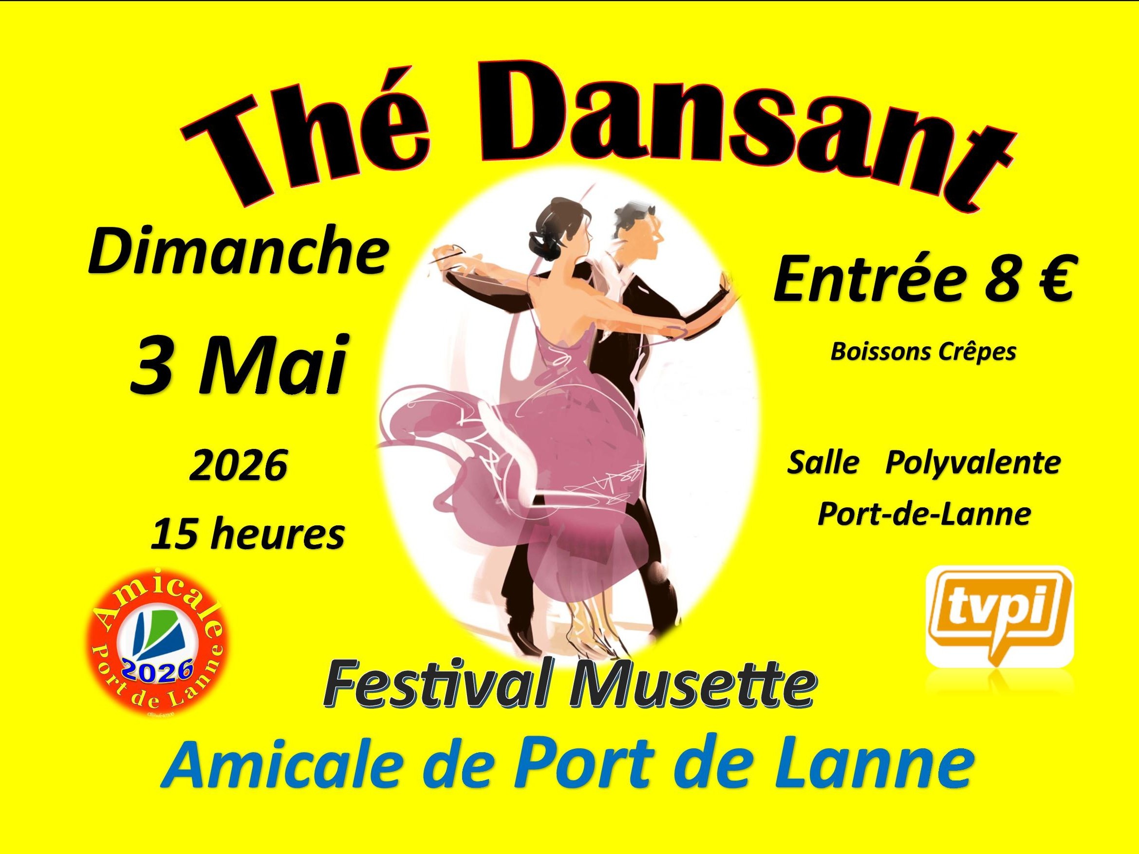Thé dansant de la fête du travail — visuel événement