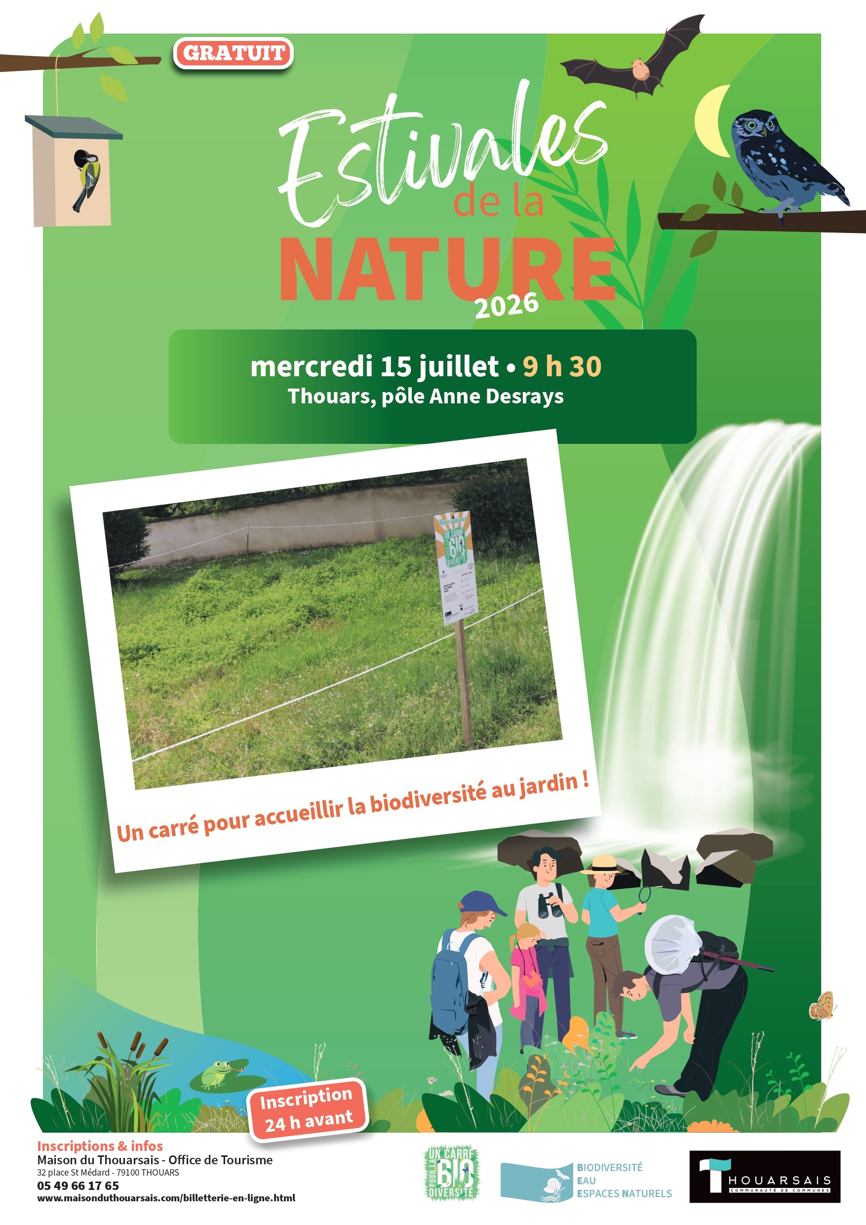 LES ESTIVALES DE LA NATURE : Un Carré pour accueillir la Biodiversité au Jardin !