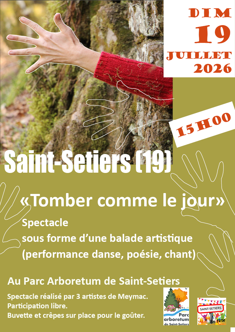 Spectacle sous la forme d'une balade artistique (performance danse, poésie, chant)