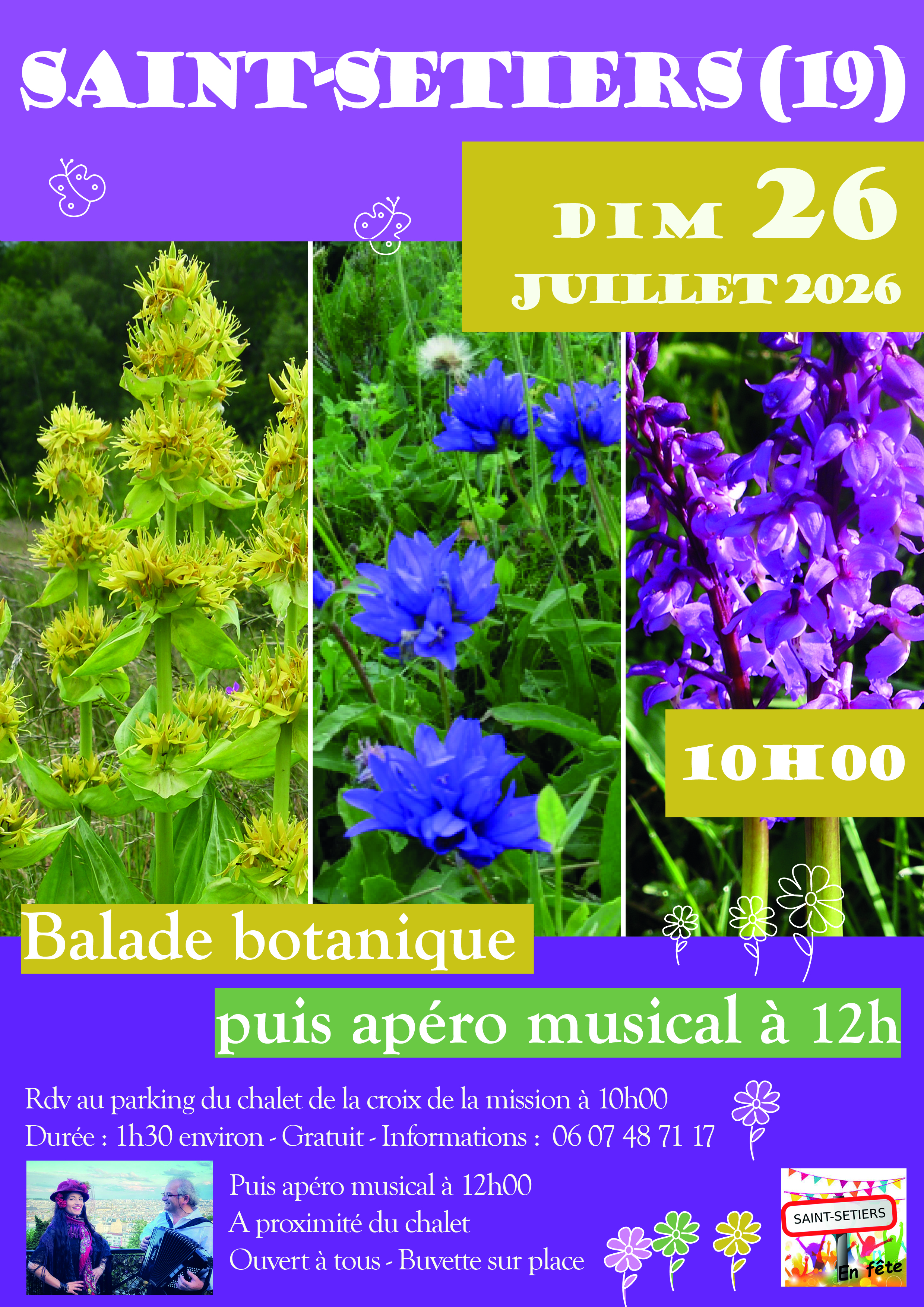 Sortie botanique et apéro musique