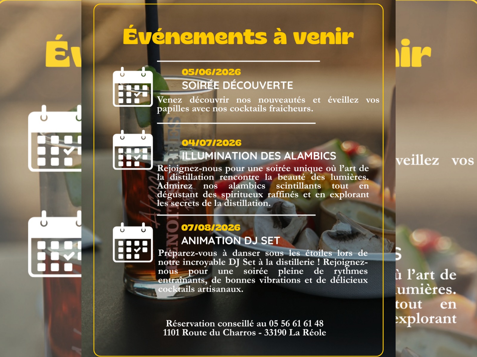 Les soirées Benoit Serres — visuel événement
