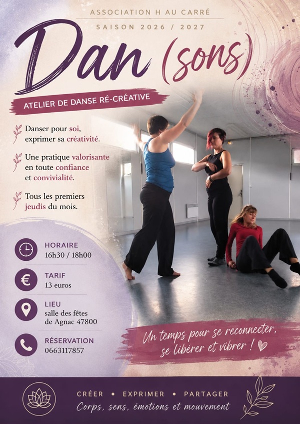 Dan (sons) - Atelier de danse récréative