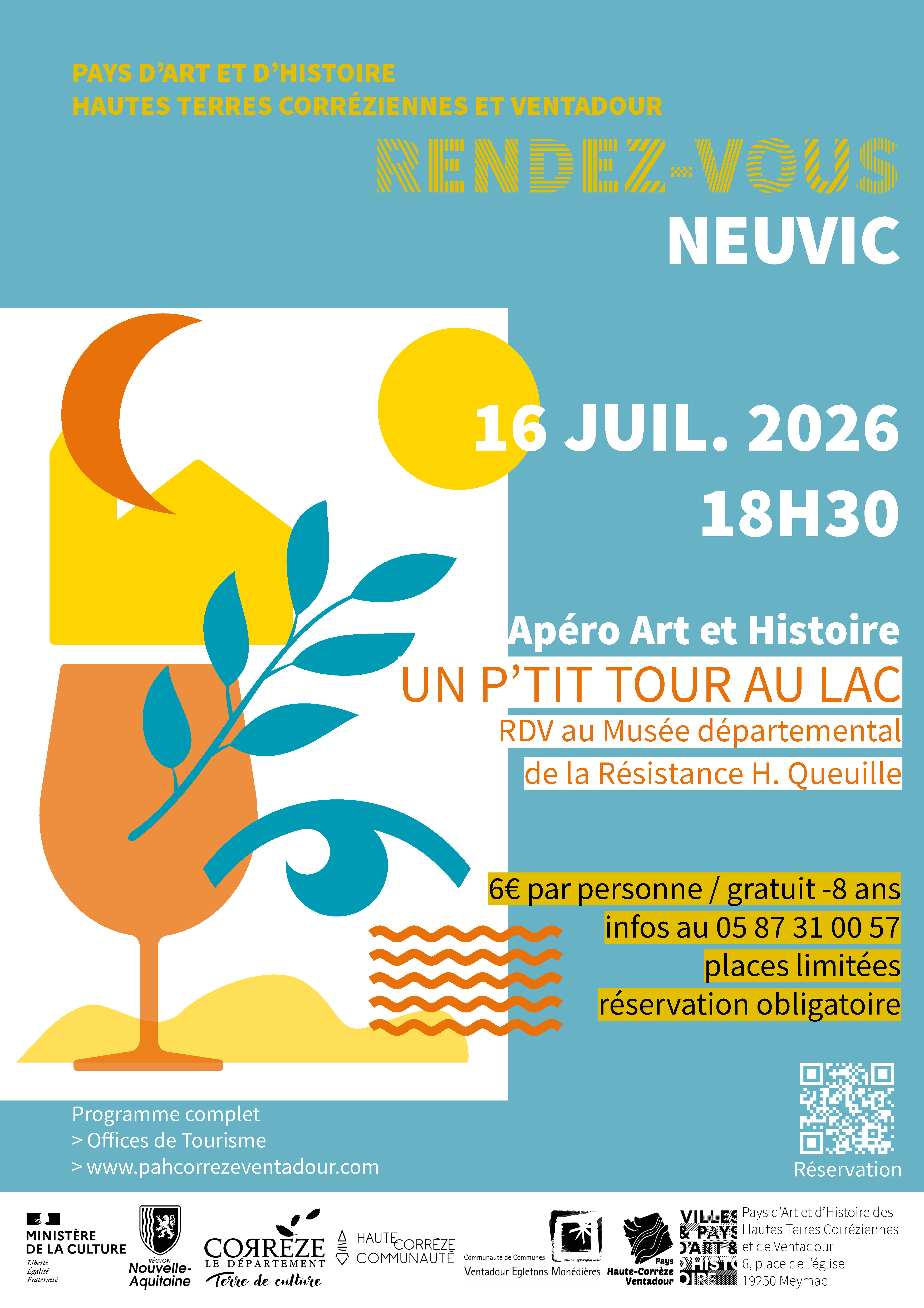 Apéro Art et Histoire Musée Départemental de la Résistance Henri Queuille