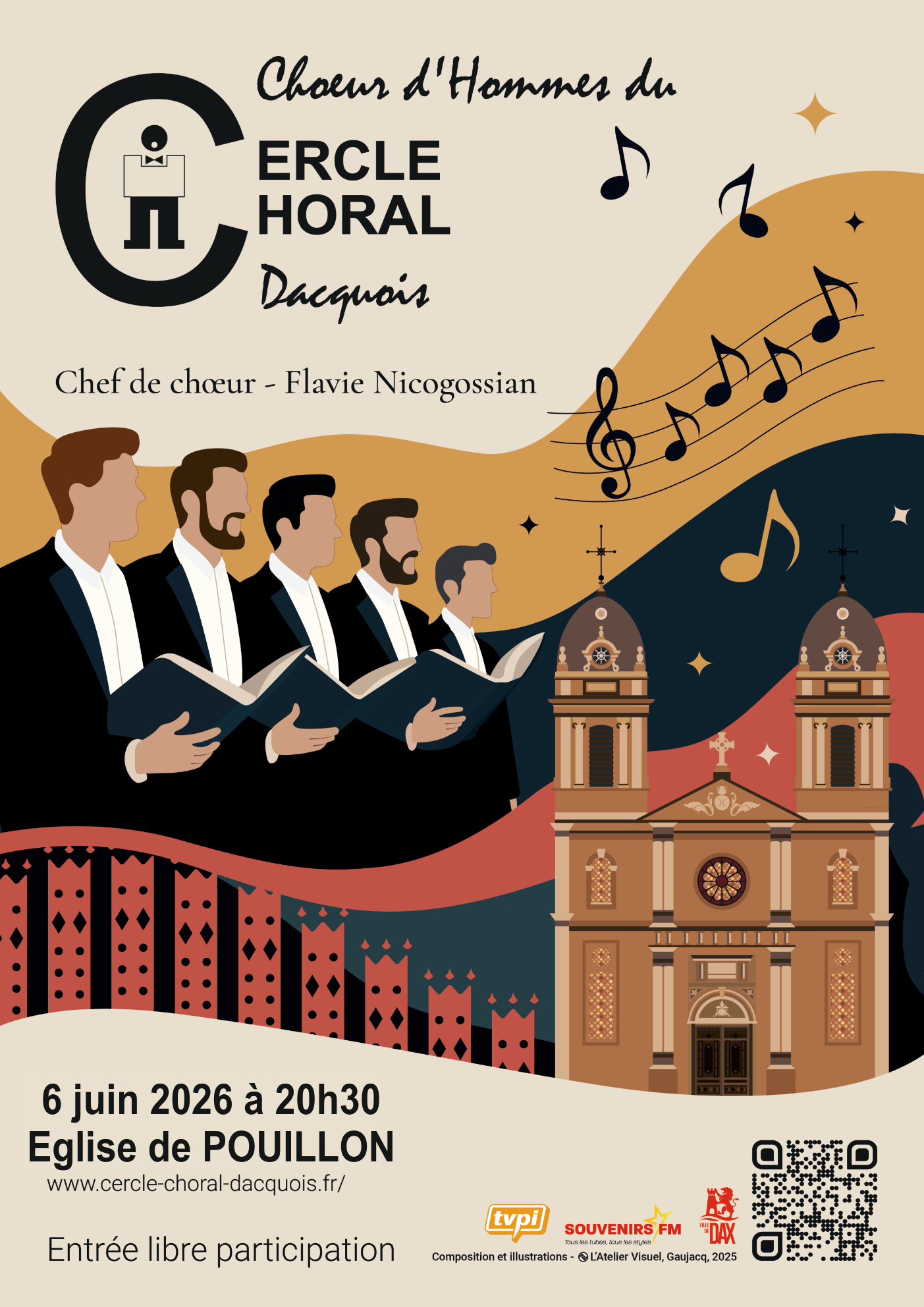 Choeur d'Hommes du Cercle Choral Dacquois — visuel événement