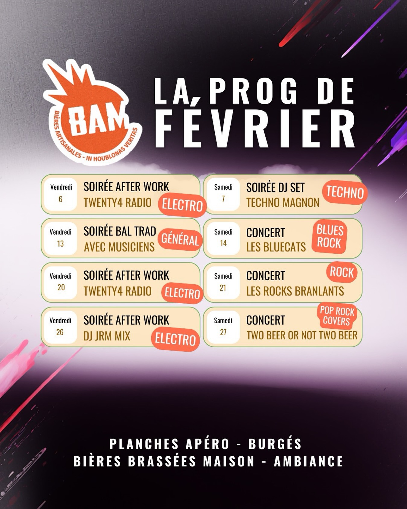 BAM Brasserie : Soirée Bal Trad