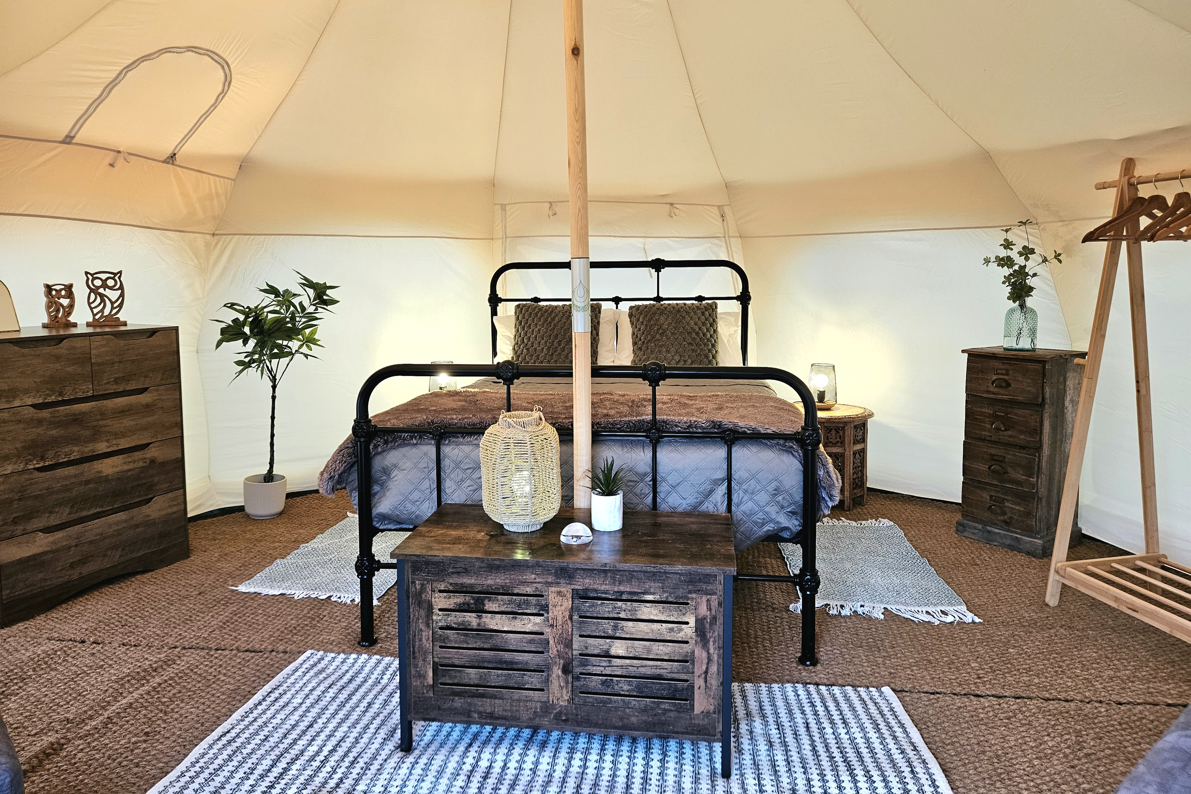 Camping Le Ranch - Tipi de Lotus Nordique, Madranges - photo 13