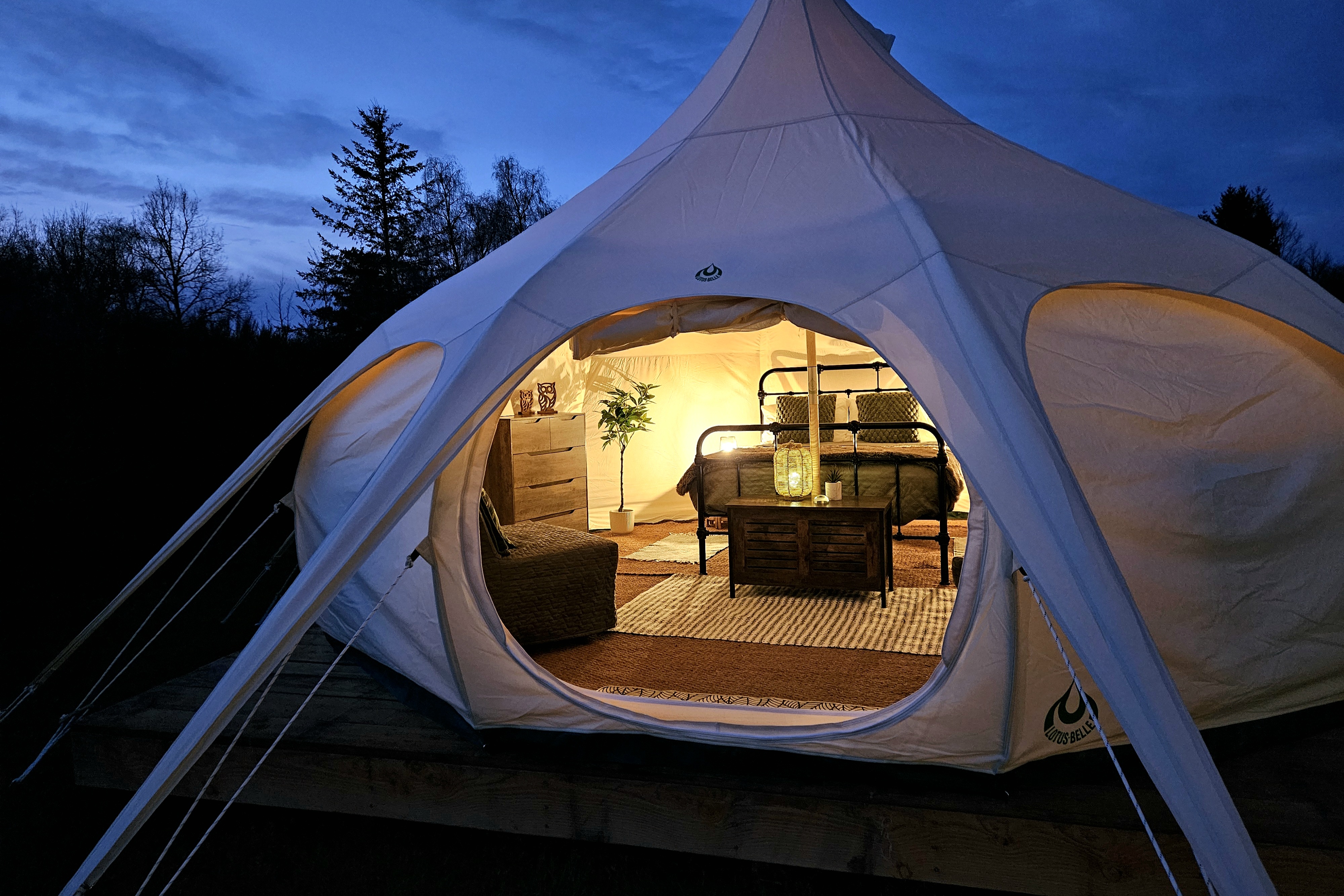 Camping Le Ranch - Tipi de Lotus Nordique, Madranges - photo 14