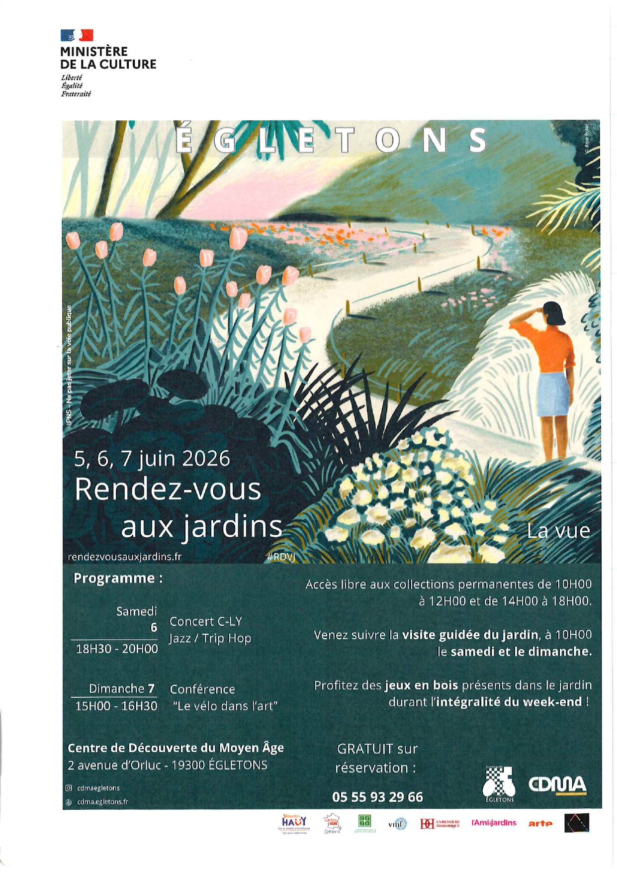 Rendez-vous aux jardins — visuel événement