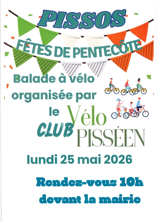 Balade à Vélo pour les fêtes locales de Pentecôte — visuel événement