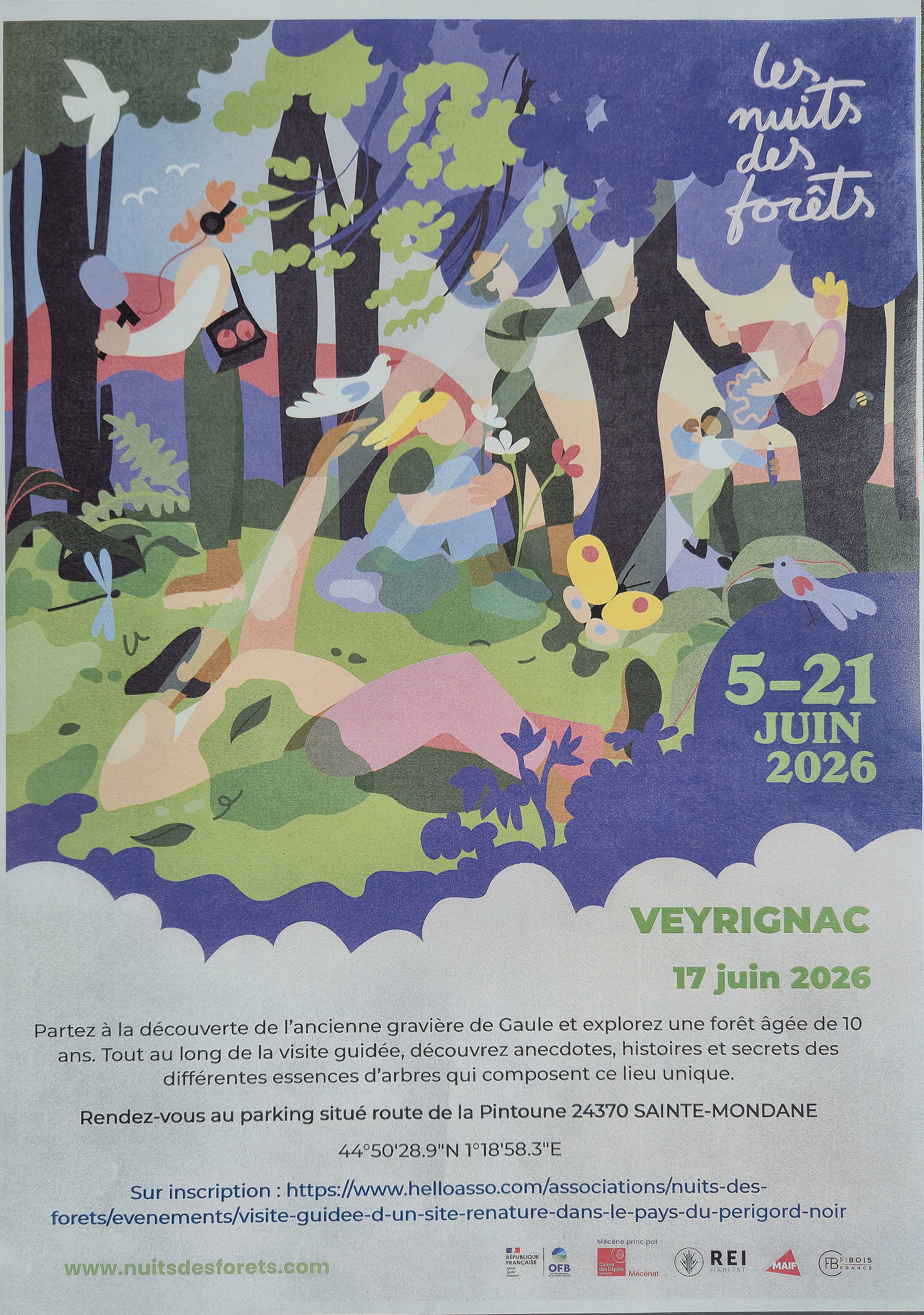 Les nuits des forêts - Veyrignac — visuel événement