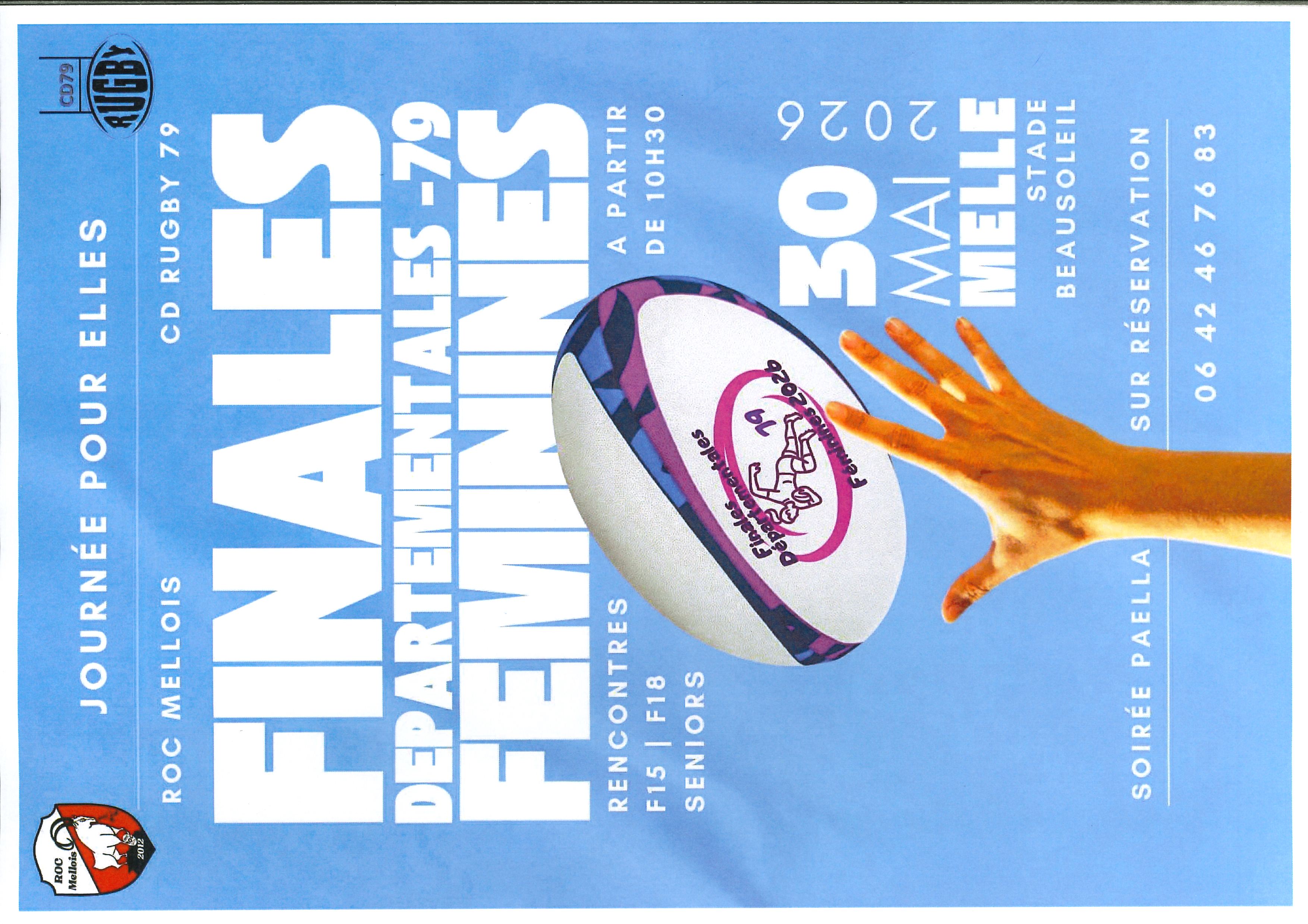 Rubgy · Finales départementales féminines — visuel événement