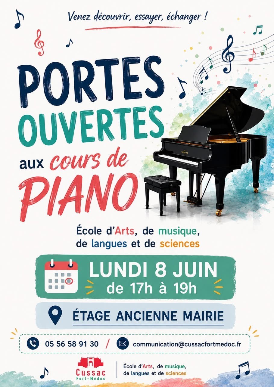 Portes ouvertes aux cours de piano
