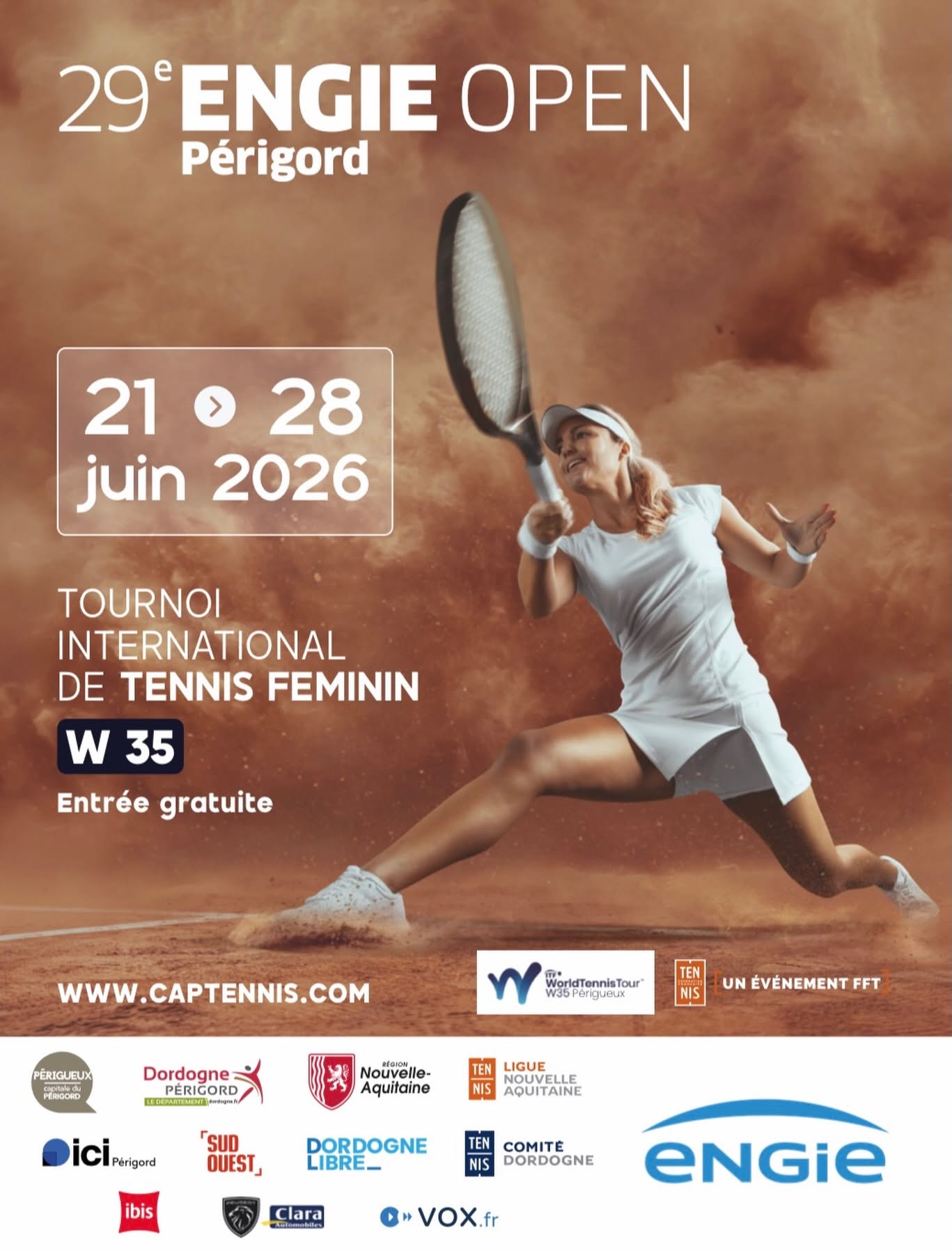 Tournoi international de tennis féminin Engie open W35