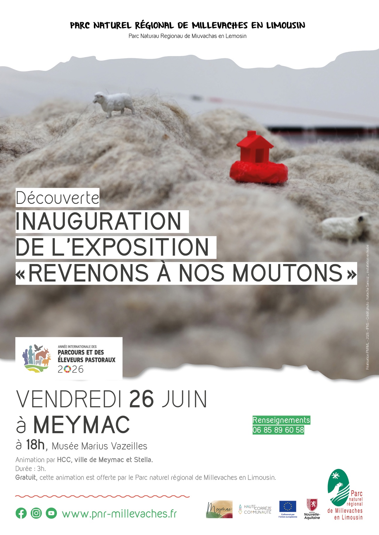 Inauguration de l'exposition "Revenons à nos moutons" — visuel événement