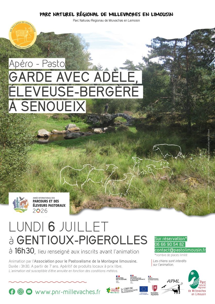 Garde avec Adèle, éleveuse-bergère à Senoueix