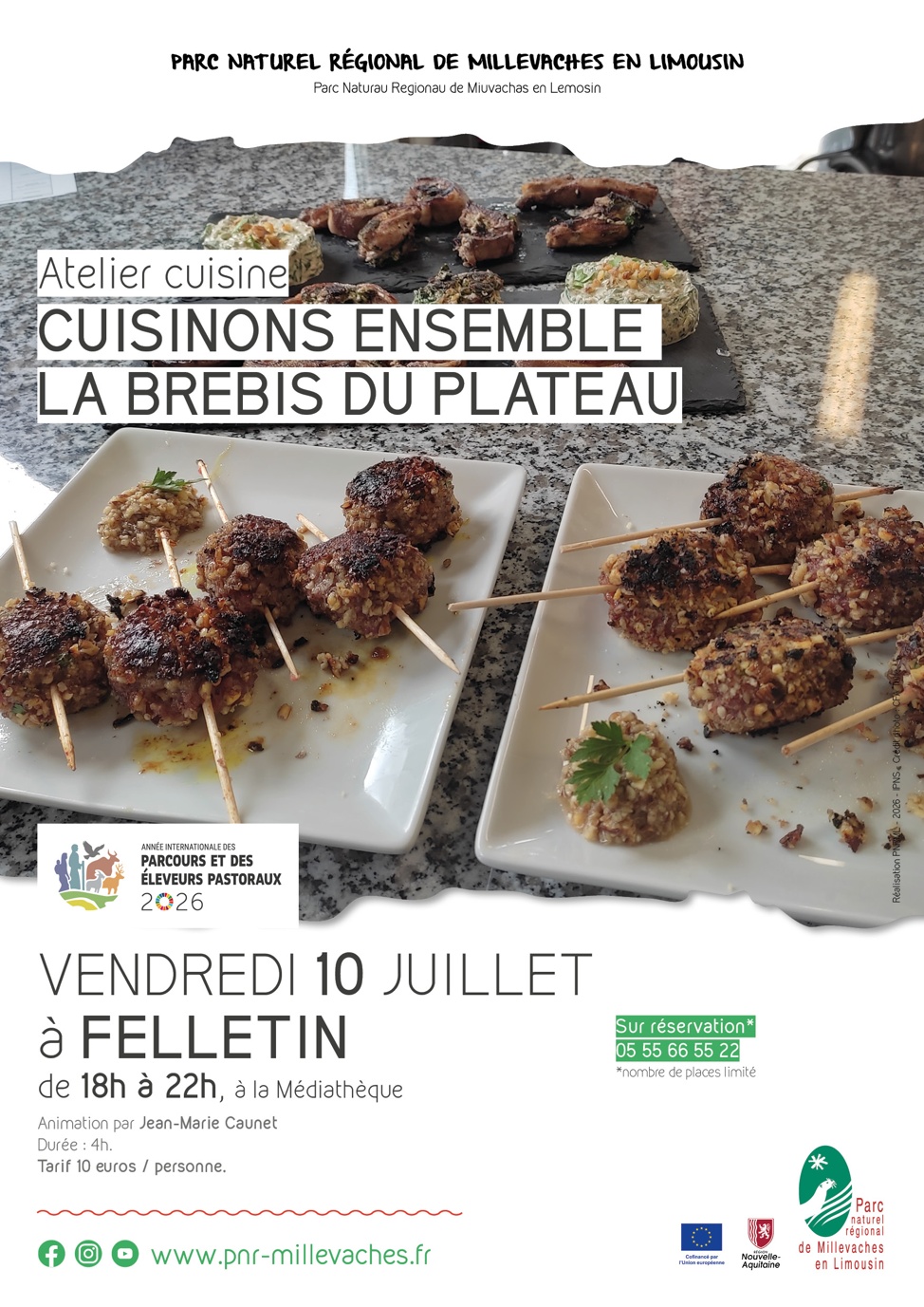 Cuisinons ensemble la brebis du plateau — visuel événement