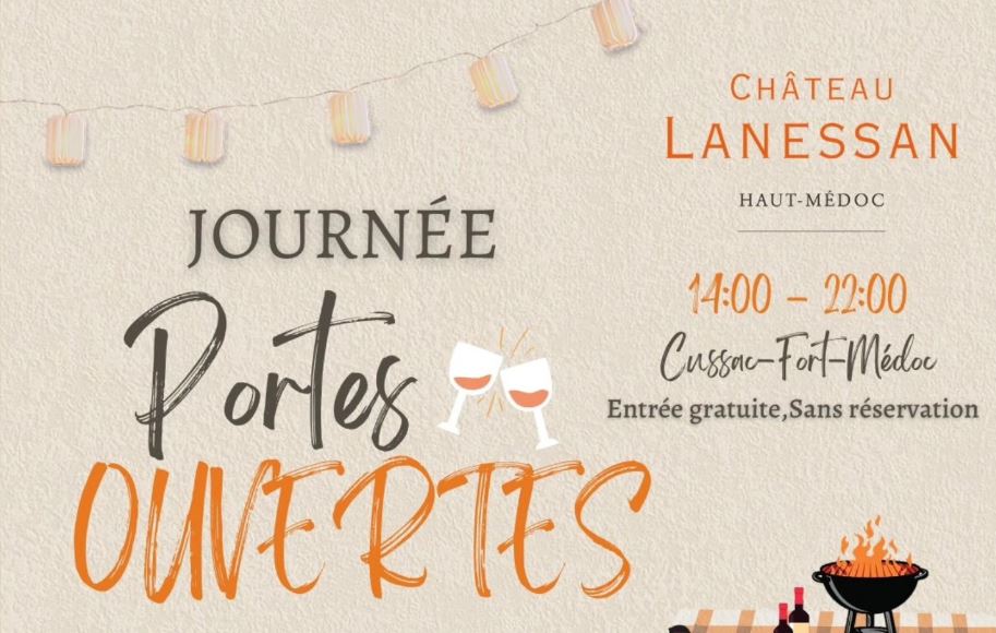 Portes Ouvertes estivales du Château Lanessan — visuel événement